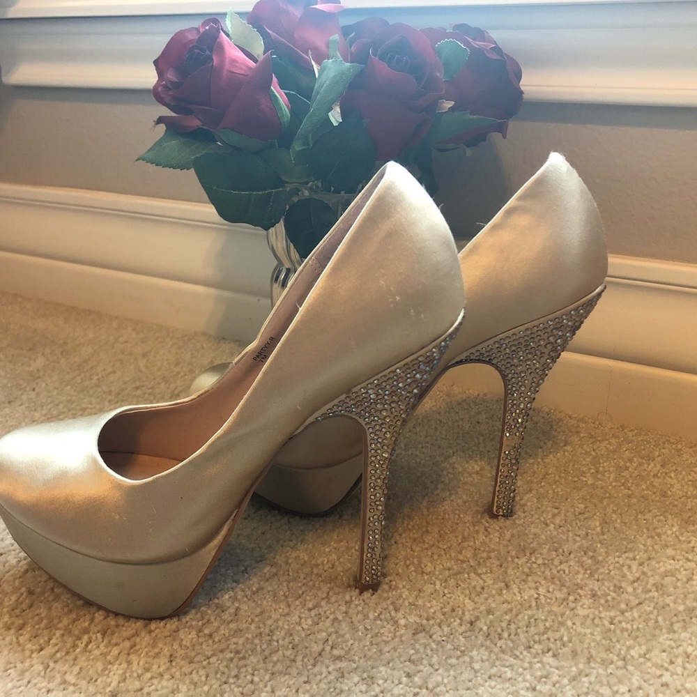 Steven Madden Heels with Rhinestones